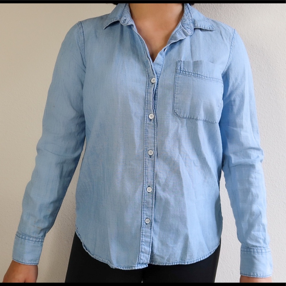 Gap Longsleeve Denim Button Up Shirt